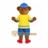 Brown Yellow Blue Bear Mascot Costume Brown Yellow Blue Bear Mascot Costume
