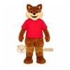 Brown Red Fox Mascot Costume Brown Red Fox Mascot Costume