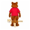 Brown Red Fox Mascot Costume Brown Red Fox Mascot Costume