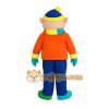 Orange Blue Yellow Elf Boy Mascot Costume
