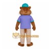 Brown Purple Teal Otter Mascot Costume Brown Purple Teal Otter Mascot Costume