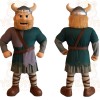 Green Brown Bearded Viking Mascot Costume