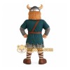 Green Brown Bearded Viking Mascot Costume Green Brown Bearded Viking Mascot Costume