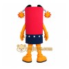 Red Navy Firecracker Mascot Costume