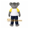 Gray White Yellow Navy Koala Mascot Costume