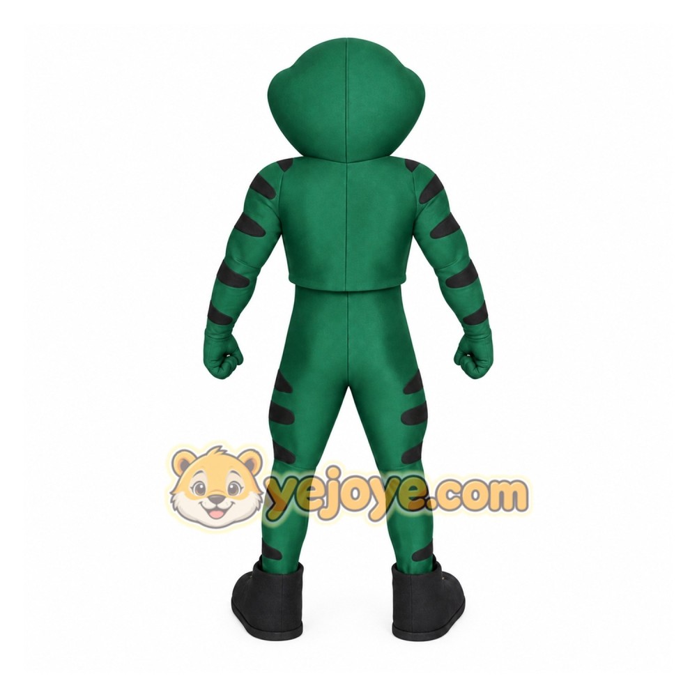 Green Black Cobra Snake Mascot Costume Green Black Cobra Snake Mascot Costume