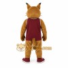 Brown Burgundy Basketball Bobcat Mascot Costume Brown Burgundy Basketball Bobcat Mascot Costume