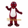 Burgundy White Dragon Mascot Costume
