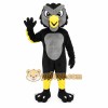 Black Gray Yellow Eagle Mascot Costume