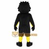 Black Gray Yellow Eagle Mascot Costume