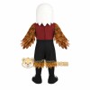 White Brown Black Bald Eagle Mascot Costume White Brown Black Bald Eagle Mascot Costume
