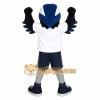 Blue White Black Eagle Mascot Costume