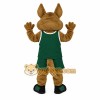 Brown Green Basketball Kangaroo Mascot Costume Brown Green Basketball Kangaroo Mascot Costume