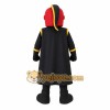 Red Black Yellow Ninja Warrior Mascot Costume