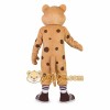 Tan Brown Spotted Leopard Mascot Costume