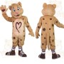 Tan Brown Spotted Leopard Mascot Costume
