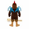 Brown Tan Red Blue Rooster Mascot Costume Brown Tan Red Blue Rooster Mascot Costume