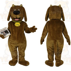 Brown Dog Mascot Costume