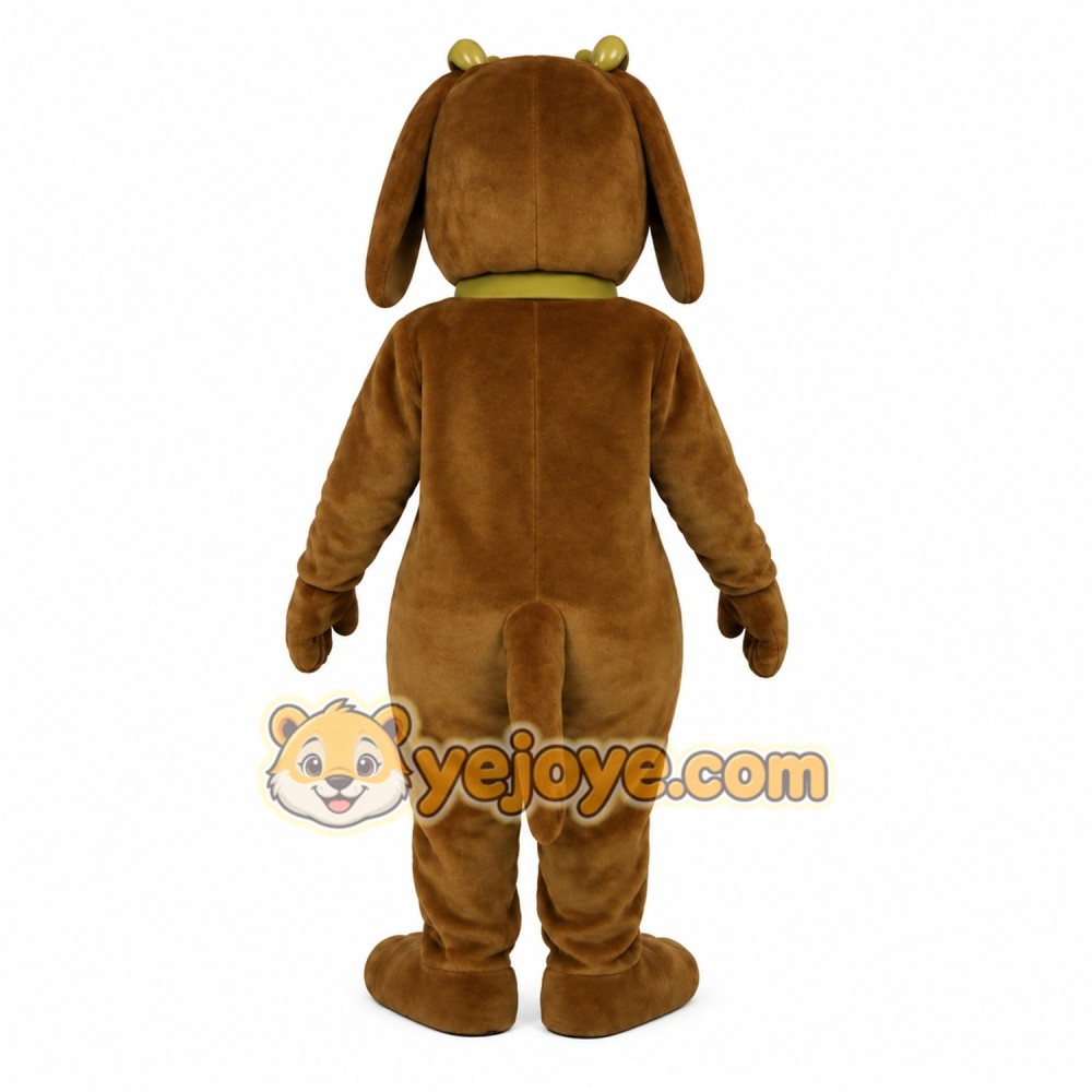 Brown Dog Mascot Costume Brown Dog Mascot Costume