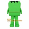 Green Blue Shield Warrior Mascot Costume Green Blue Shield Warrior Mascot Costume