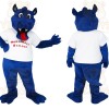 Blue White Dragon Mascot Costume