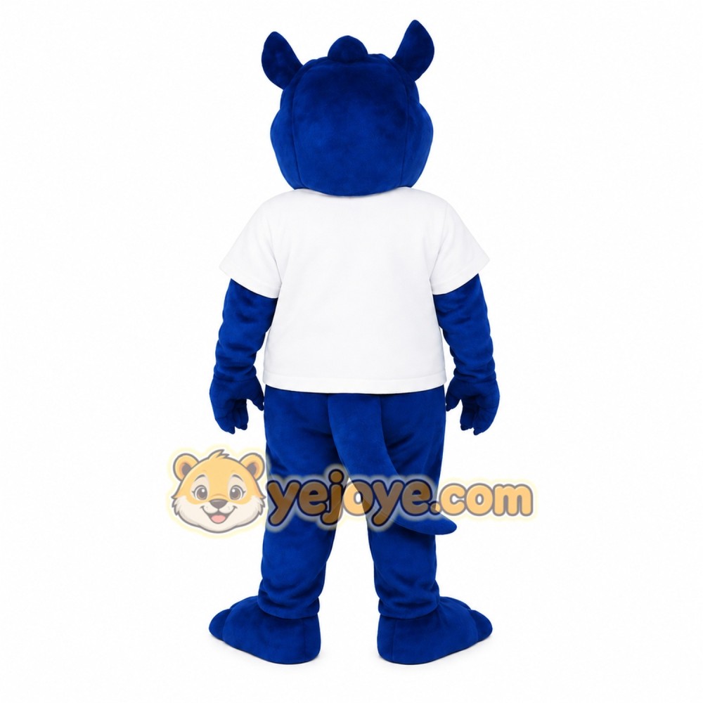 Blue White Dragon Mascot Costume Blue White Dragon Mascot Costume