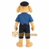 Tan Blue Black Police Dog Mascot Costume Tan Blue Black Police Dog Mascot Costume