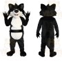 Black White Cat Mascot Costume