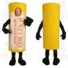 Yellow Cream Lip Balm Tube Mascot Costume