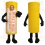 Yellow Cream Lip Balm Tube Mascot Costume