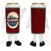 Red Cream Beer Can Mascot Costume