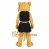 Tan Black Lion Cheerleader Mascot Costume Tan Black Lion Cheerleader Mascot Costume