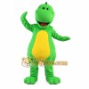 Green Yellow Dinosaur Mascot Costume