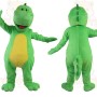 Green Yellow Dinosaur Mascot Costume