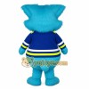 Turquoise Blue Furry Monster Mascot Costume Turquoise Blue Furry Monster Mascot Costume