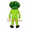 Green Black Broccoli Mascot Costume Green Black Broccoli Mascot Costume