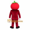Red Burgundy Bearded Tomato Mascot Costume Red Burgundy Bearded Tomato Mascot Costume