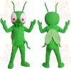Green White Praying Mantis Mascot Costume