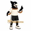 Black White Brown Eagle Mascot Costume