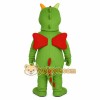 Green Yellow Red Winged Dragon Mascot Costume