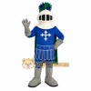 Blue Green Silver White Knight Mascot Costume Blue Green Silver White Knight Mascot Costume