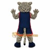Tan Black Navy Basketball Jaguar Mascot Costume