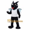 Black Gray Light Blue Dragon Mascot Costume Black Gray Light Blue Dragon Mascot Costume
