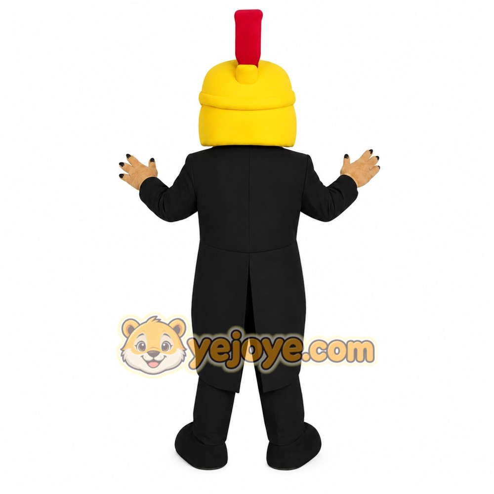 Tan Yellow Black Roman Lion Mascot Costume Tan Yellow Black Roman Lion Mascot Costume