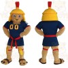 Tan Navy Yellow Gladiator Lion Mascot Costume