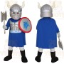 Blue Silver Viking Warrior Mascot Costume