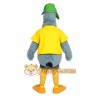 Blue Gray Yellow Orange Duck Mascot Costume Blue Gray Yellow Orange Duck Mascot Costume