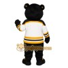 Black Tan White Yellow Bear Mascot Costume