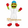 Green White Red Baseball Frog Mascot Costume