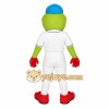 Green White Red Baseball Frog Mascot Costume